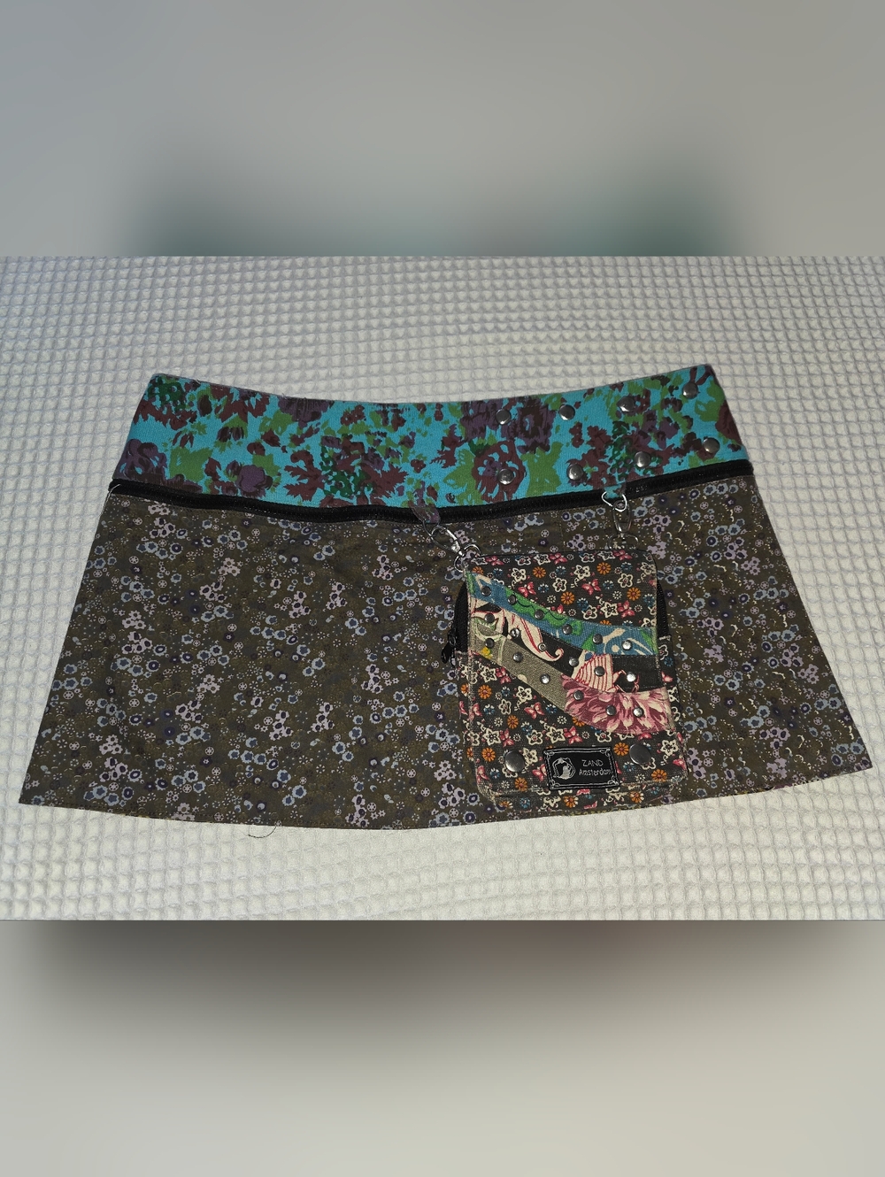Zand Amsterdam Reversible Mini Skirt. One Size